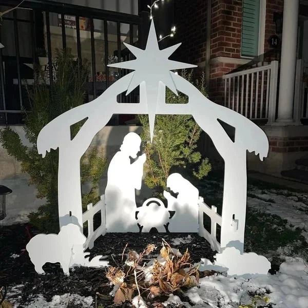 MajesticNativity | Elégance de jardin à l'épreuve des intempéries pour les fêtes de fin d'année