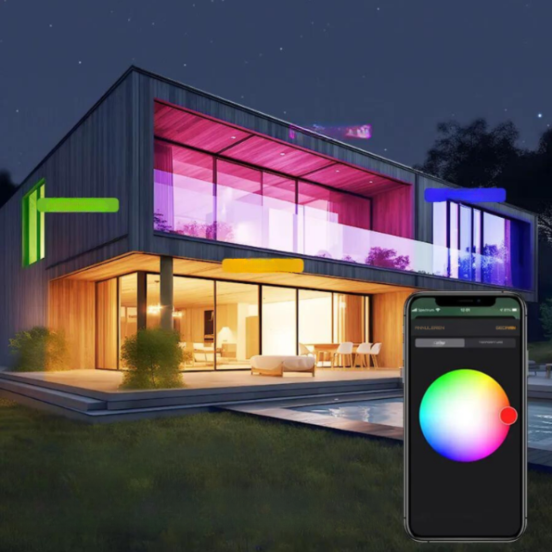 LumiAura | Éclairage RVB polyvalent avec intégration à la maison intelligente