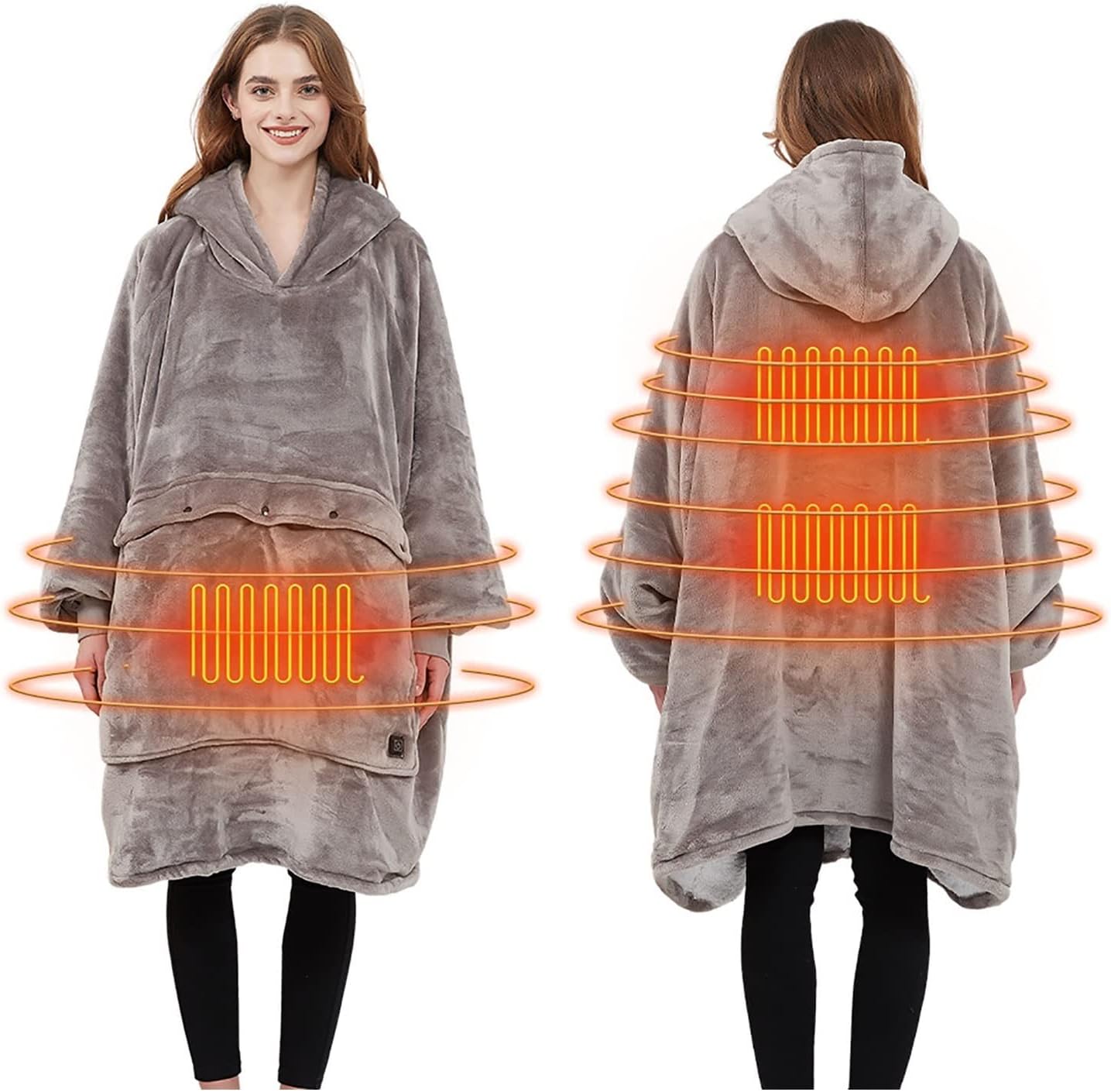 ThermHoodie | Le sweat à capuche chauffant surdimensionné ultime pour une relaxation totale