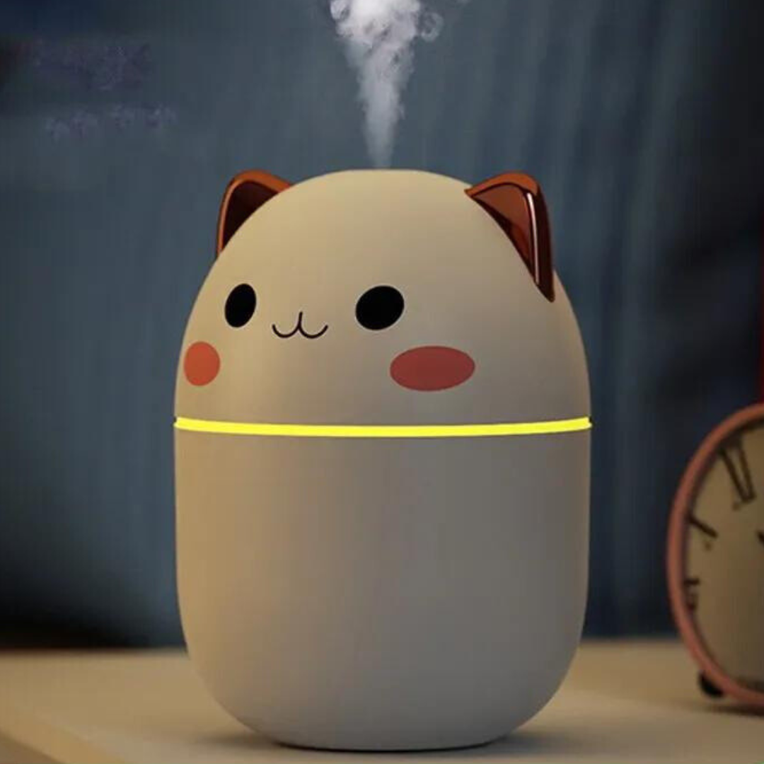 MistKitty | Humidificateur d'air Kitty avec veilleuse