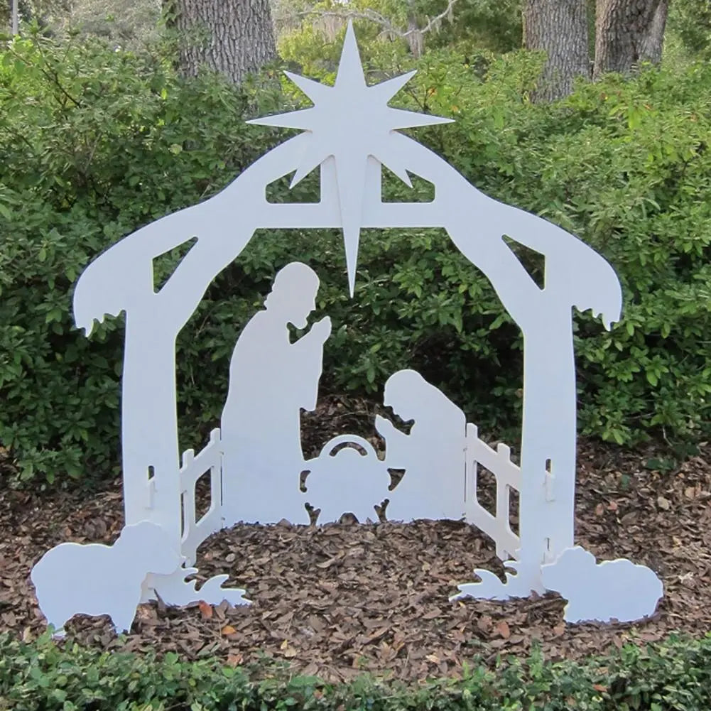 MajesticNativity | Elégance de jardin à l'épreuve des intempéries pour les fêtes de fin d'année