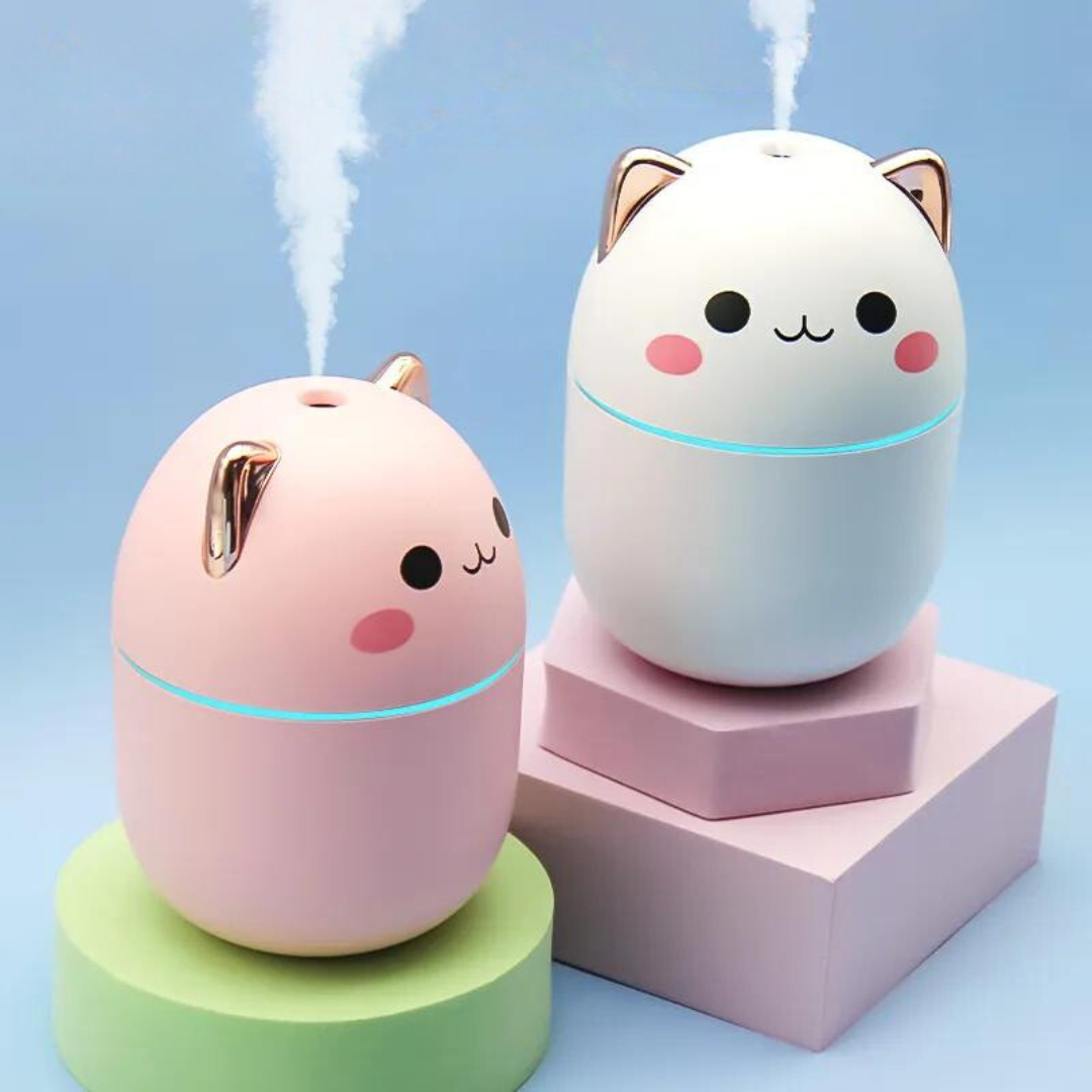 MistKitty | Humidificateur d'air Kitty avec veilleuse