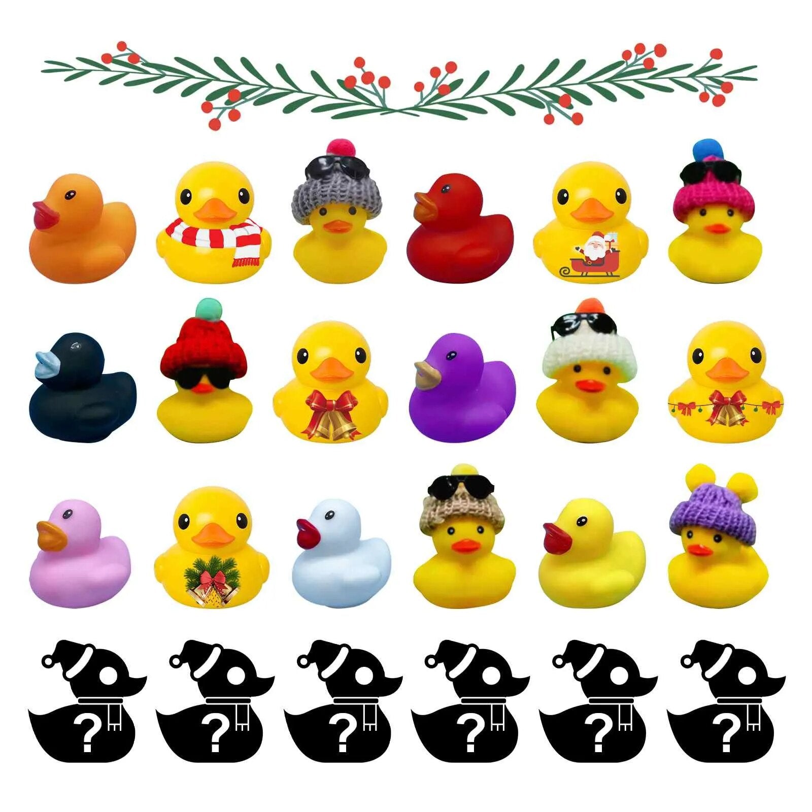 Rubber Duck Calendrier de l'avent (2024 Editie) | Un mois plein de surprises