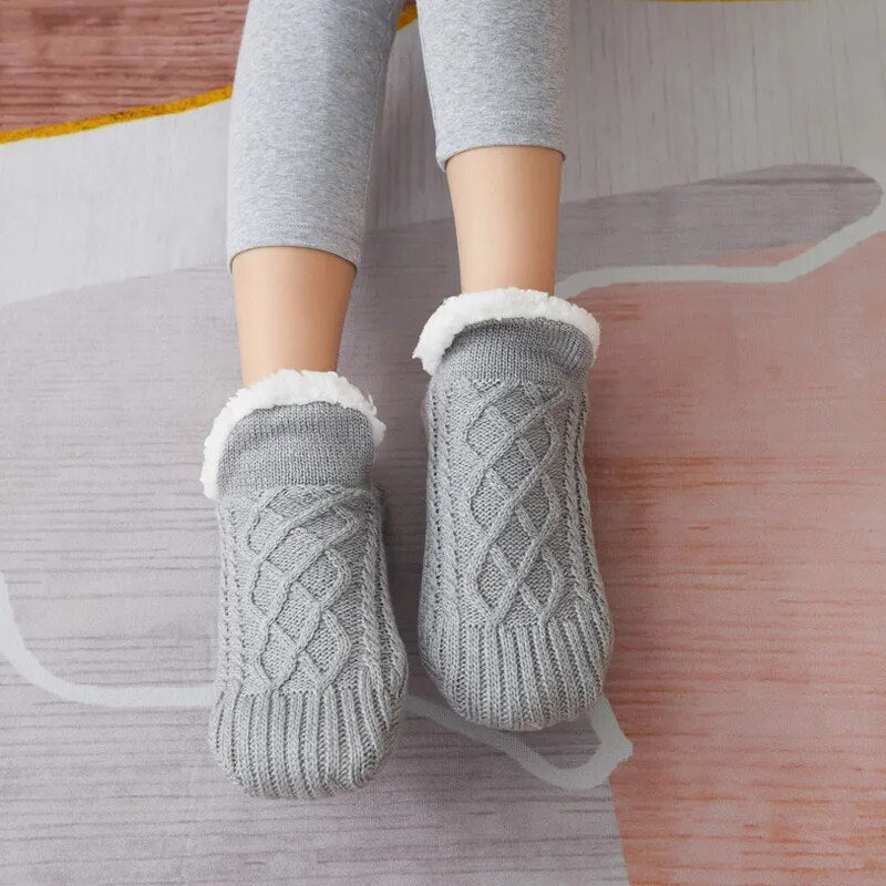 WinterWhisper | Chaussettes de sol en cachemire épaissi pour une chaleur optimale