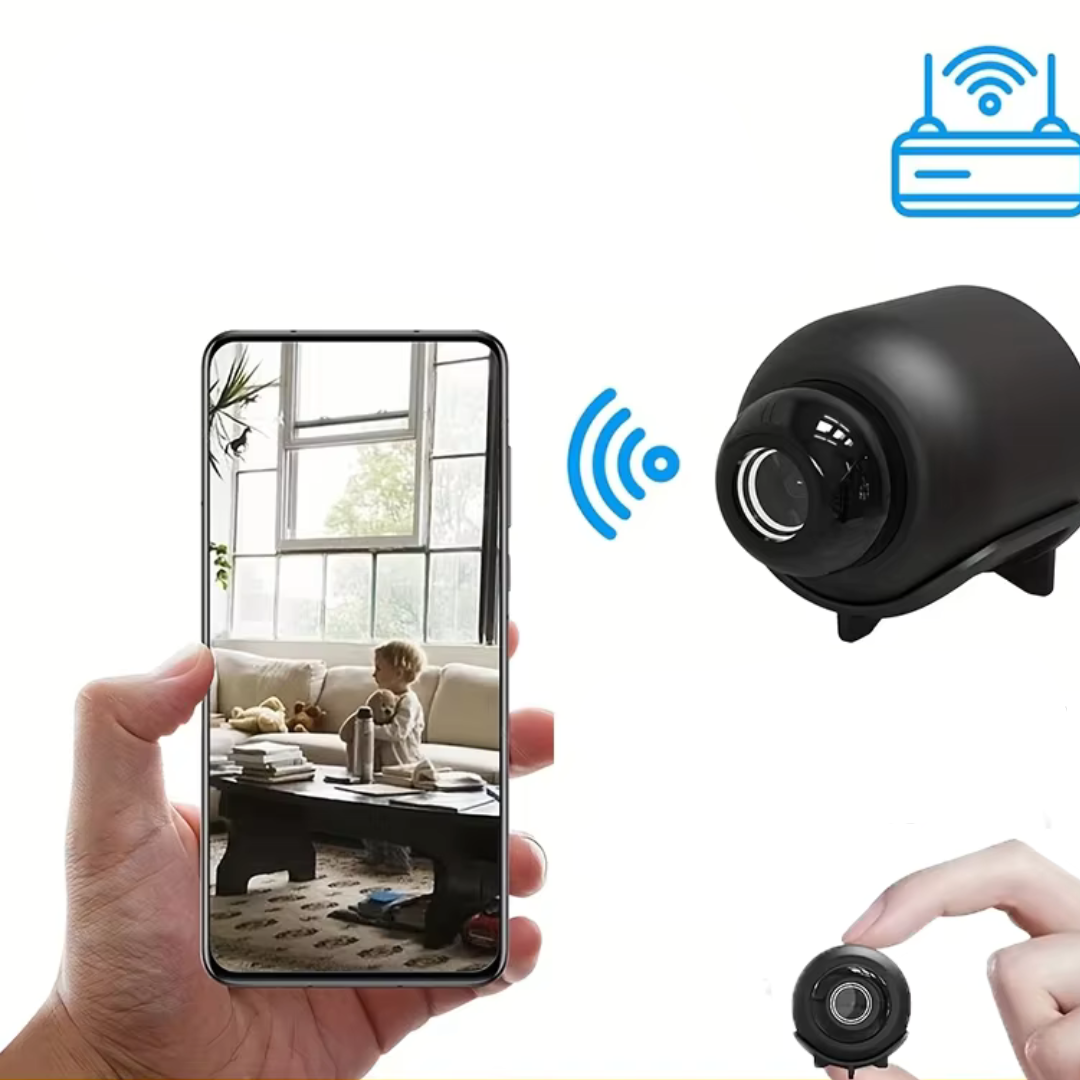 SecureCam Mini Cam | Vous avez l'esprit tranquille : votre maison est toujours en sécurité.