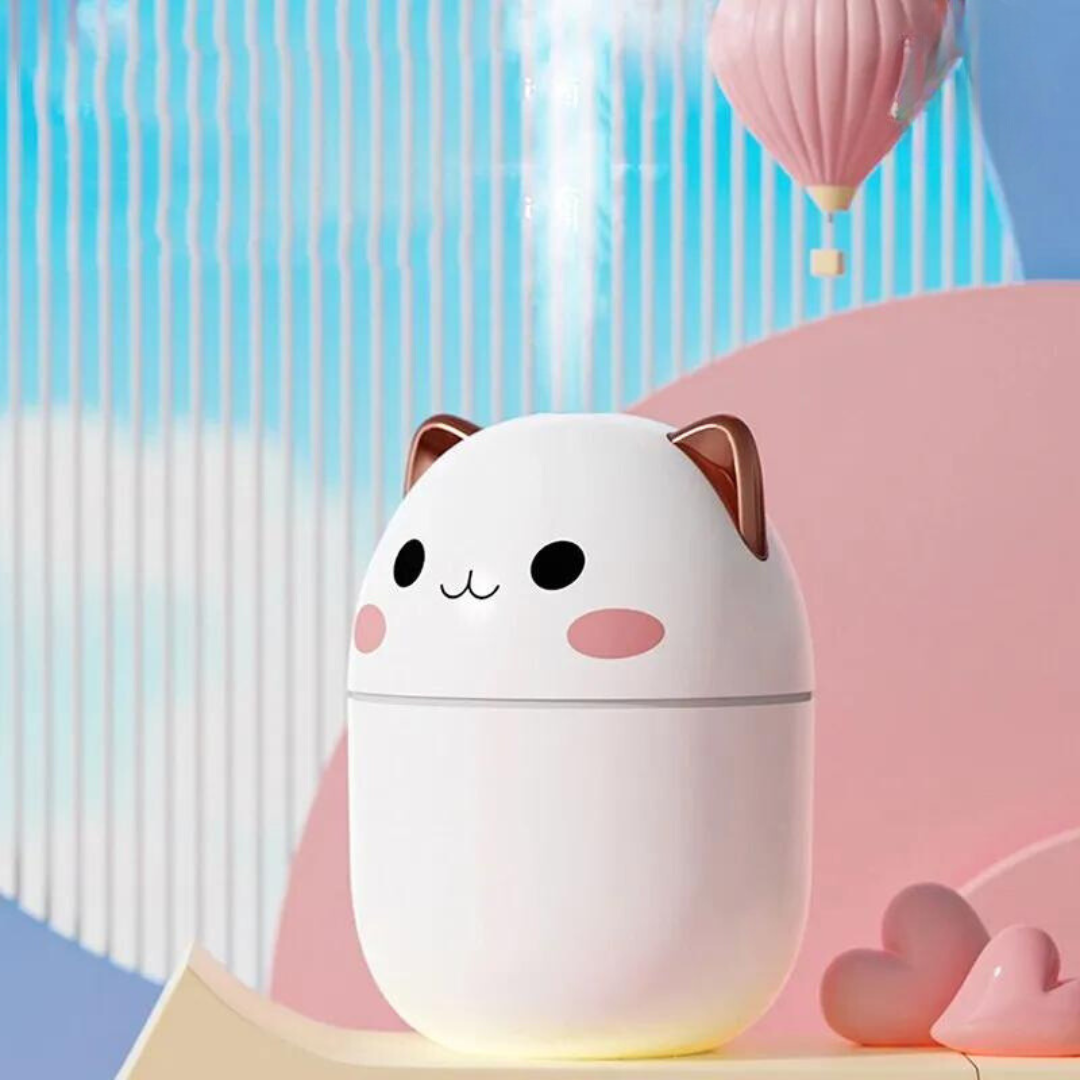 MistKitty | Humidificateur d'air Kitty avec veilleuse