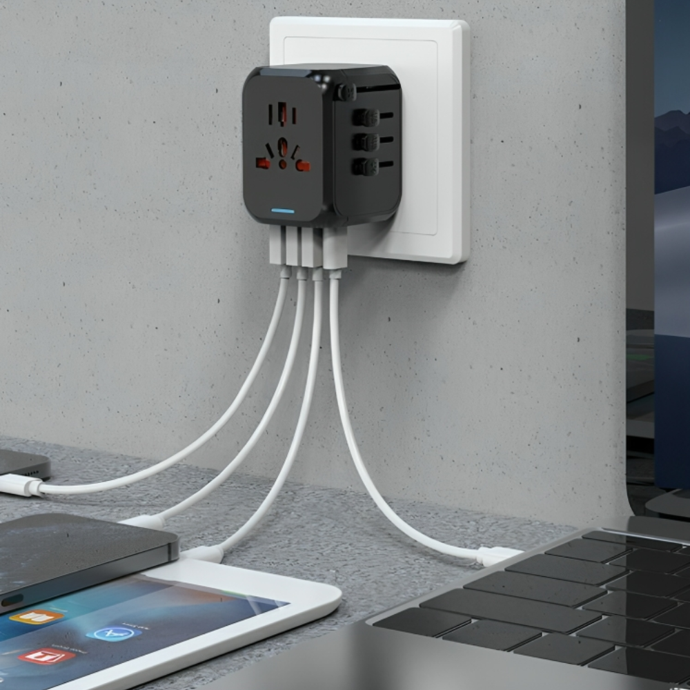 GlobeCharge | Fournit une solution de recharge d'adaptateur tout-en-un