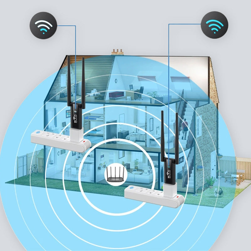 WiFiBoost | Votre maison ou votre bureau bénéficie d'une couverture WiFi solide et fiable dans tous les coins.